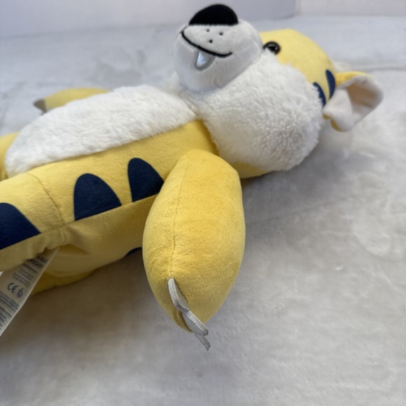 BAB Build A Bear Sabertooth Tiger Saber Tooth Yellow White‎ Stuffed Animal 17" T - Picture 9 of 12